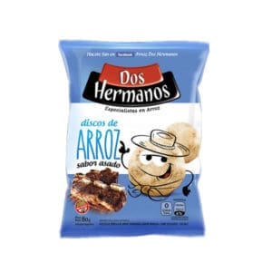Dos Hermanos - Discos de Arroz Sabor Asado 80gr