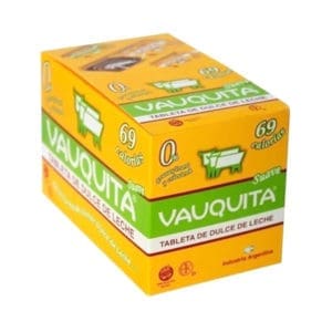 Vauquita - Tableta de Dulce de Leche Light Caja 18 Unidades