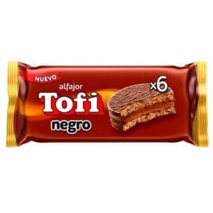Tofi - Alfajor Chocolate 46gr - 6 Unidades
