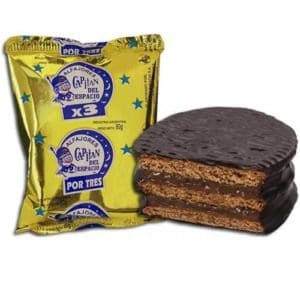 Capitán Del Espacio - Alfajor Triple Negro - 6 Unidades