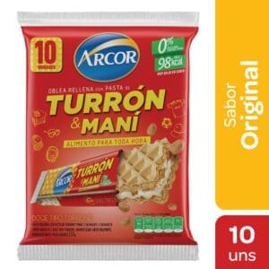 Arcor - Turron Maní Blister - 10 Unidades