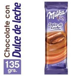Milka - Chocolate Relleno con Dulce de Leche 135gr - 3 Unidades
