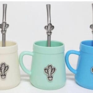 Mate Asa + Bombilla Limpia Facil + Yerba 500gr