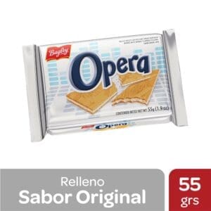 Bagley - Galletitas Rellenas Opera 55gr - 6 Unidades