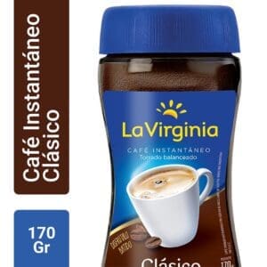 La Virginia - Café Instantáneo Clásico Frasco 170gr