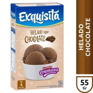 Exquisita - Helado de Chocolate Caja 52gr 3 Unidades