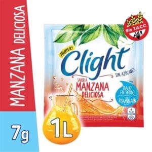 Clight - Jugo en Polvo Manzana Deliciosa Light Sobre 7,5gr