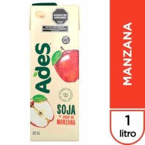 Ades - Jugo de Soja Manzana Tétrabrik 1lt
