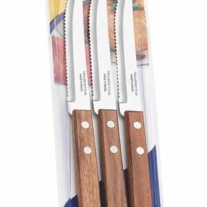 Tramontina - Set 12 Cuchillo Dynamic Mango Madera Tatetiparati