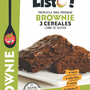 123 Listo - Premezcla para brownie 300gr Sin Tacc
