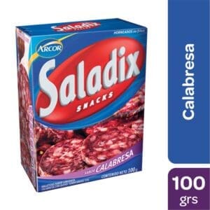 Saladix - Snack Sabor Calabresa 100gr - 3 Unidades