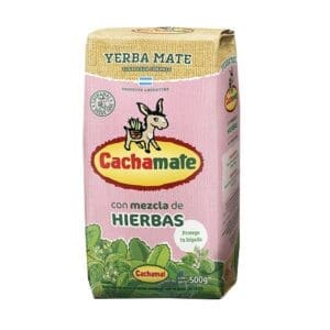 Cachamate - Yerba Mate Mezcla de Hierbas 500gr Rosa