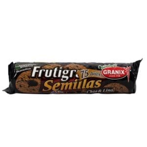 Frutigran - Galletitas Semillas de Lino y Chia 250gr - 3 Unidades