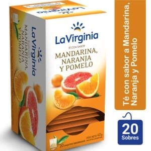 La Virginia - Té de Mandarina, Naranja y Pomelo Caja 20 SAquítos