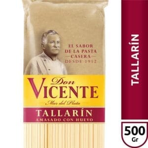 Don Vicente - Fideos Tallarin Al Huevo 500gr - 3 Unidades