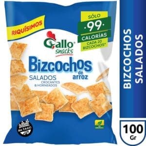 Gallo - Bizcochos Salados Snack 100gr - 3 Unidades