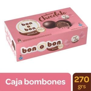 Bon O Bon - Bombon Relleno de Chocolate 270gr - 18 Unidades