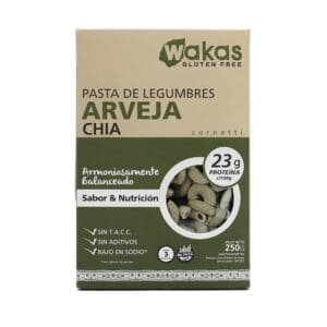 Wakas - Fideos para Celiacos Arveja Chia 250gr