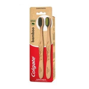 Colgate - Cepilllo Dental Bamboo 2 Unidades