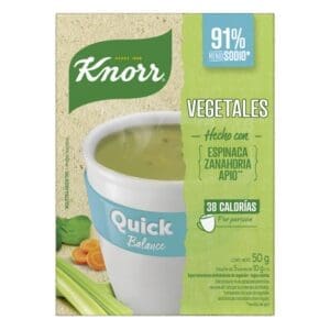 Knorr - Sopa Instantánea de Vegetales 50gr 5 Sobres