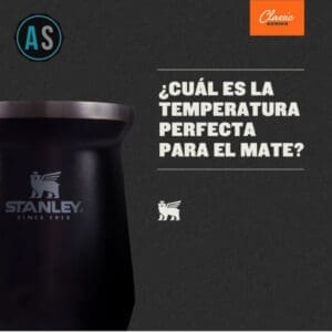 mate stanley acero inoxidable negro