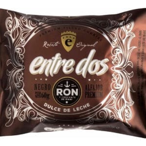 Entre Dos - Alfajor Premium con Ron - 6 Unidades