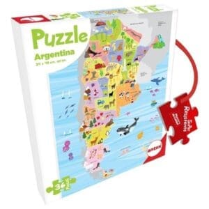 Rompecabeza Antex Mapa Argentina - 36 Piezas