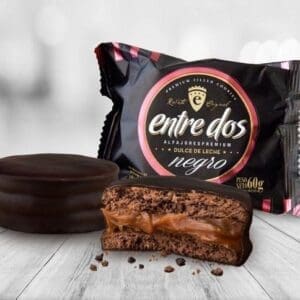 Entre Dos - Alfajor Negro Premium - 6 Unidades