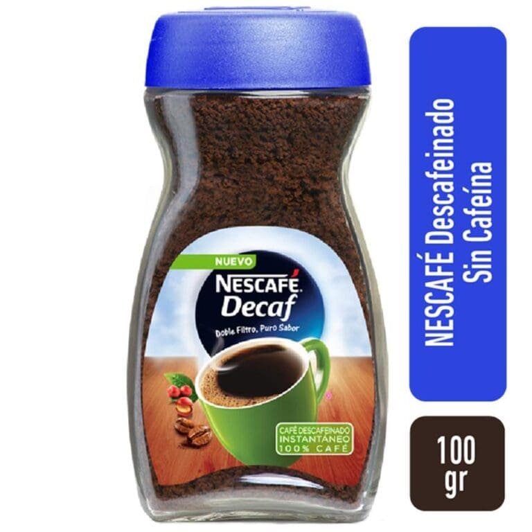 ARGENSEND Café Instantáneo Nescafé Clásico Descafeinado X 100 Gr