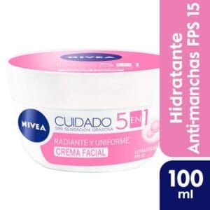 Nivea - 5 en 1 Crema Facial Cuidado Radian 100ml