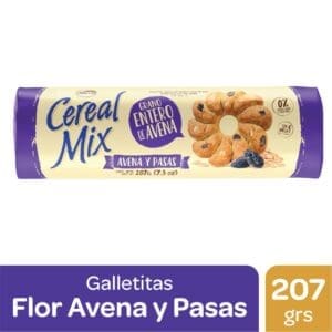 Arcor - Galletitas Cereal Mix Avena y Pasas 207gr