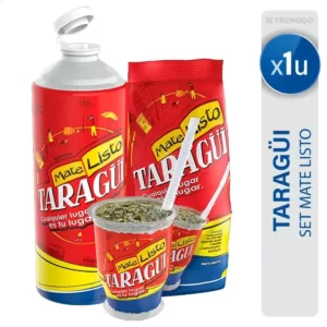 Taragui - Mate Listo + Bombilla + Termo