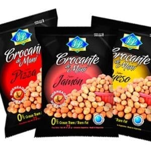 Maní Jl Crocante Horneado 65gr - 3 Unidades Jamón-Queso-Pizza