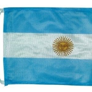Bandera Argentina Nautica C/ Sol 30x40cm