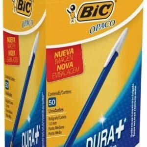 Birome Bic Opaca Azul Caja 50 Unidades