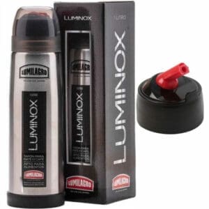 Luminox - Termo Lumilagro Acero Inoxidable 1lt + Pico Matero