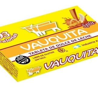 Vauquita - Tableta de Dulce de Leche Split 25gr - 3 Unidades