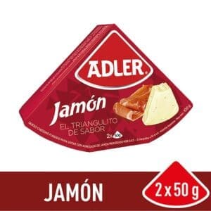 Adler - Queso Sabor a Jamon Caja 100gr