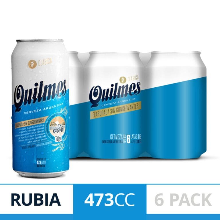 ARGENSEND | Cerveza Quilmes Clásica Rubia 473cc 6-Pack