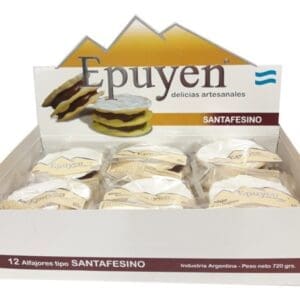 Epuyen - Alfajor Santafesino - 12 Unidades