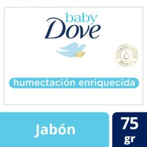 Dove - Jabón en Barra Baby Humectación Enriquecida 75gr x4 Unidades