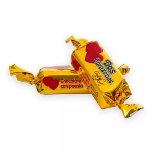 Felfort - Dos Corazones - Bombón de Chocolate 26gr - 3 Unidades