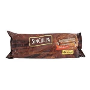 Sin Culpa - Alfajor de Chocolate y Dulce de Leche 240gr - 6 Unidades