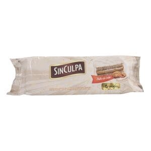 Sin Culpa - Alfajor de Chocolate Blanco y Dulce de Leche 240gr - 6 Unidades