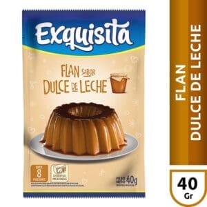 Exquisita - Flan Dulce de Leche 40gr - 3 Unidades