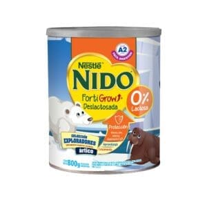 Nestlé - Nido - Leche en Polvo Fortigrow Deslactosada - 800gr