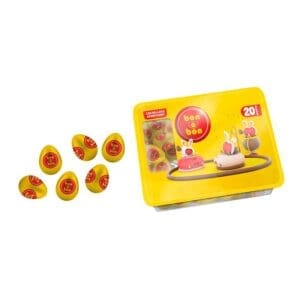Bon O Bon - Huevitos de Pascua de Chocolate con Leche Bandeja 8gr - 20 Unidades