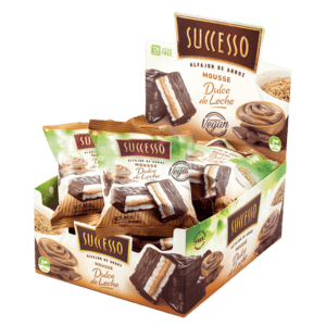 Successo - Alfajor Veganos Mousse de Dulce de Leche 25gr - 12 Unidades