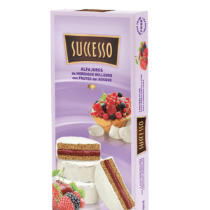 Successo - Alfajor con merengue relleno con Frutos del Bosque - 3 Unidades