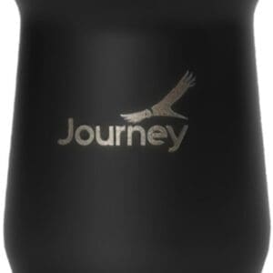 Journey - Set Mate + Bombilla Acero Inoxidable Negro 236 Ml